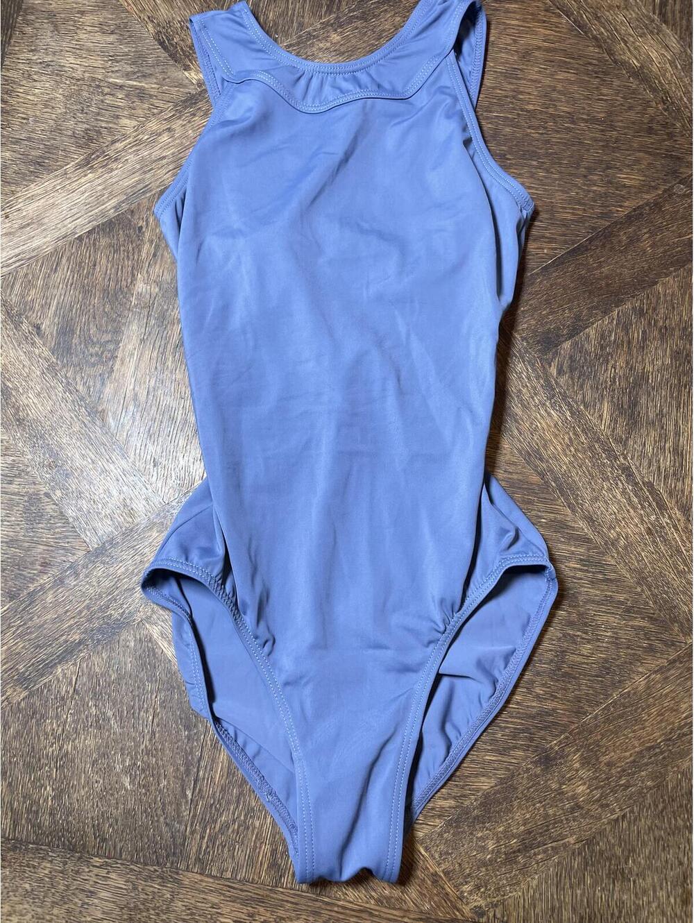Balera girls dancewear blue leotard size XSA